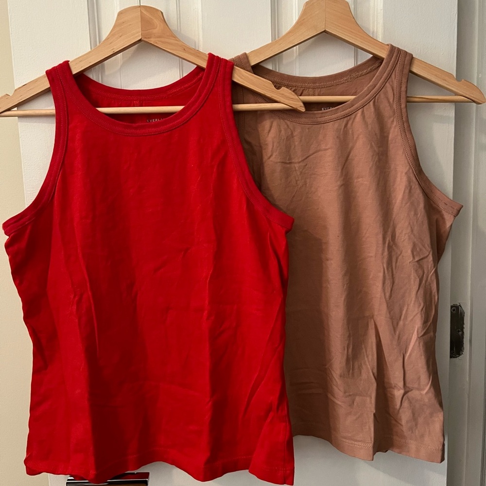 Two everlane tank tops